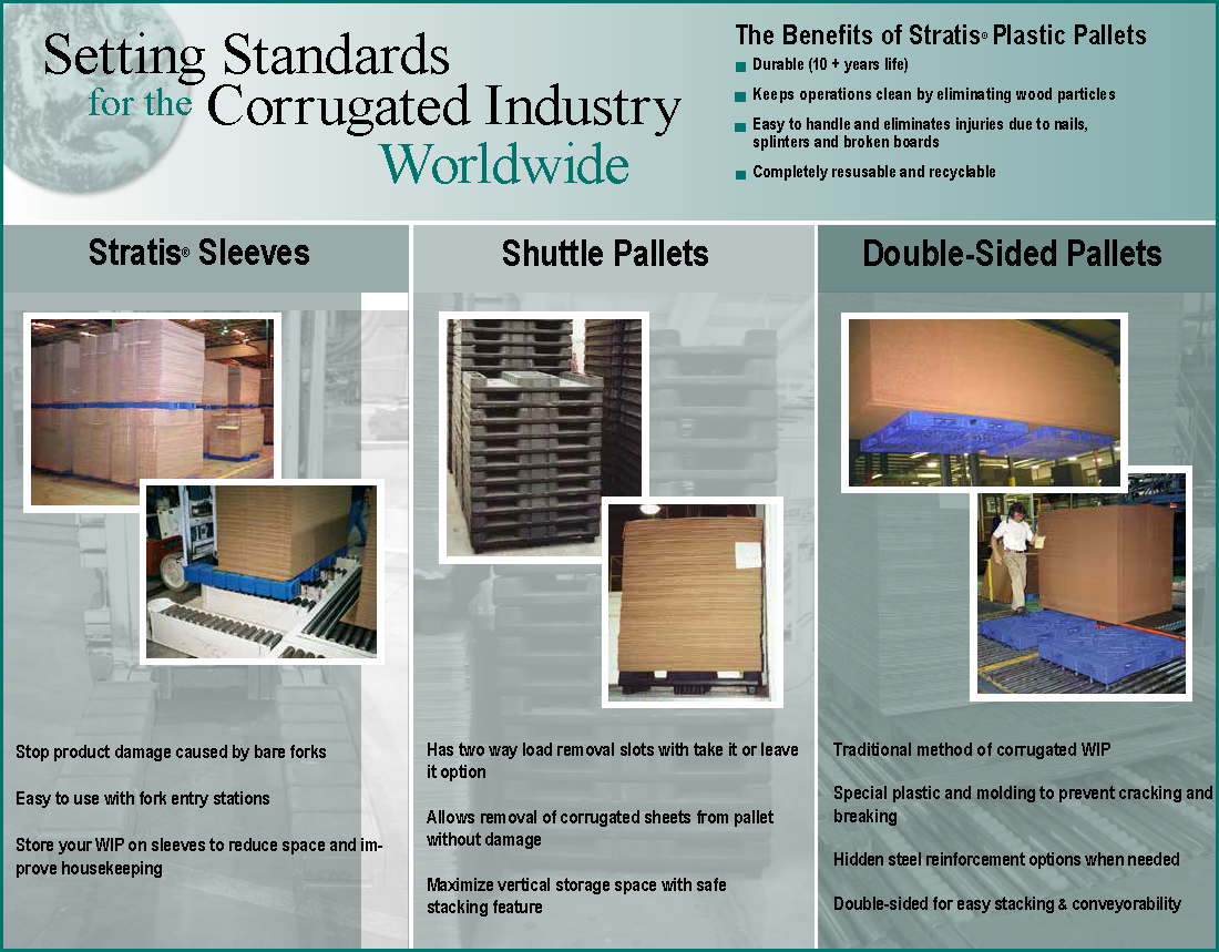 Read more in the Stratis® Plastic Pallets brochure