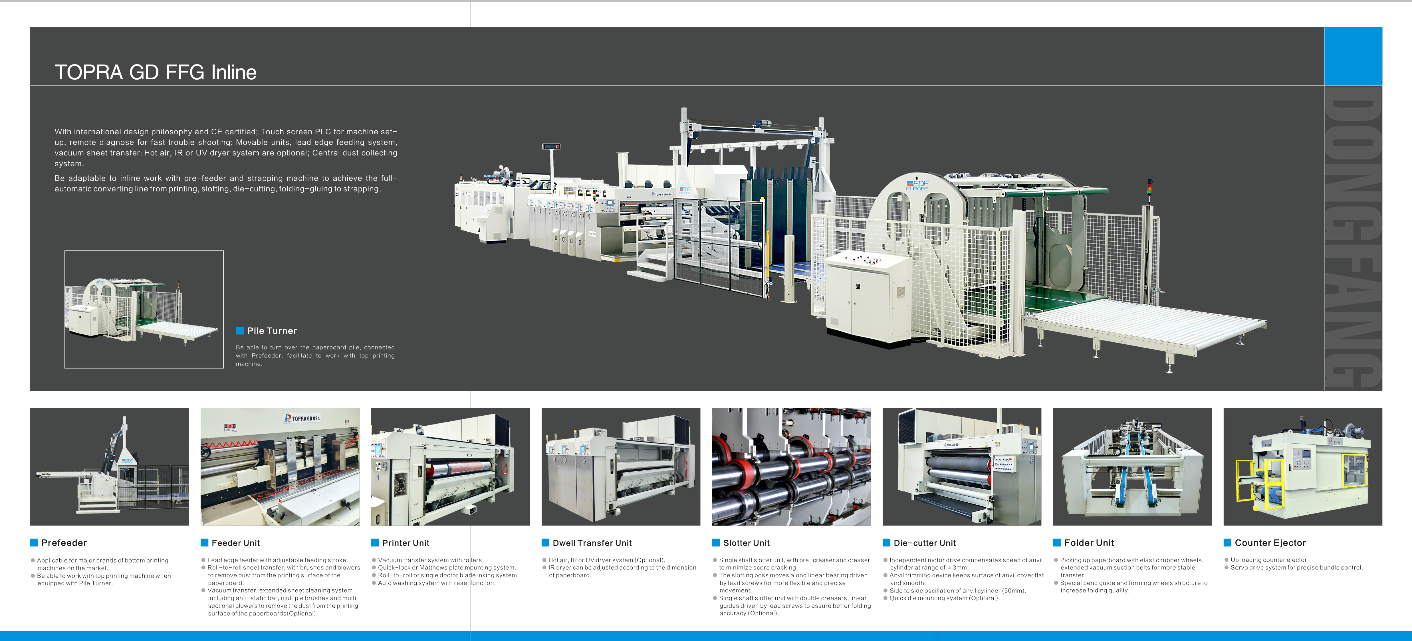 Learn more about the Topra GD Flexo Folder Gluer in the Dong Fang brochure.