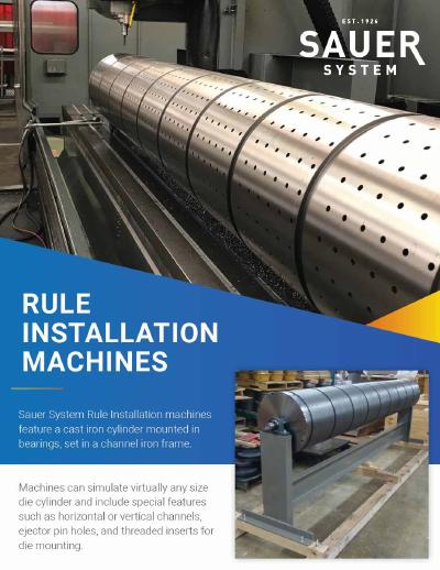 Sauer — Rule Installation Machines preview