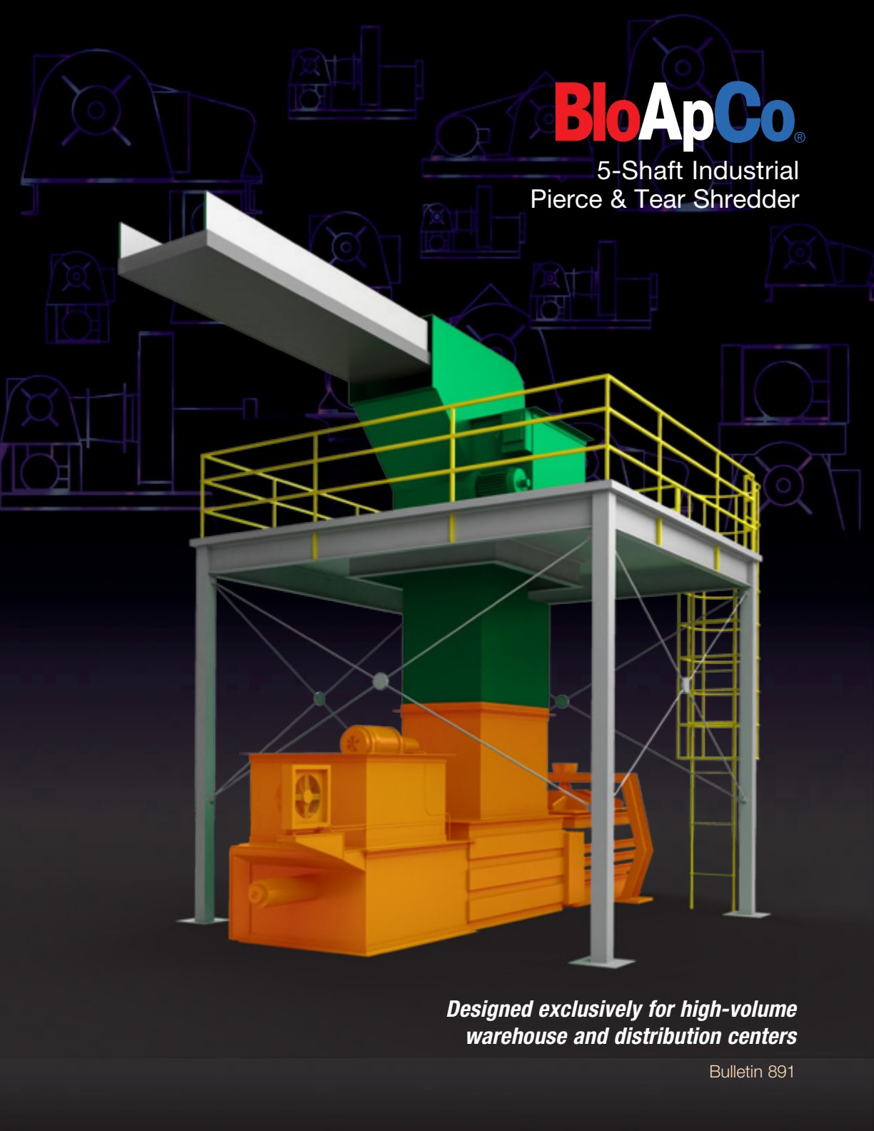 BloApCo Warehouse DC Shredder Bulletin 891 2015 Brochure preview