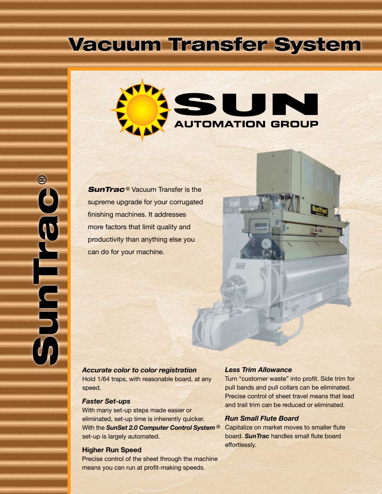 SunTrac Vacuum Transfer Brochure preview