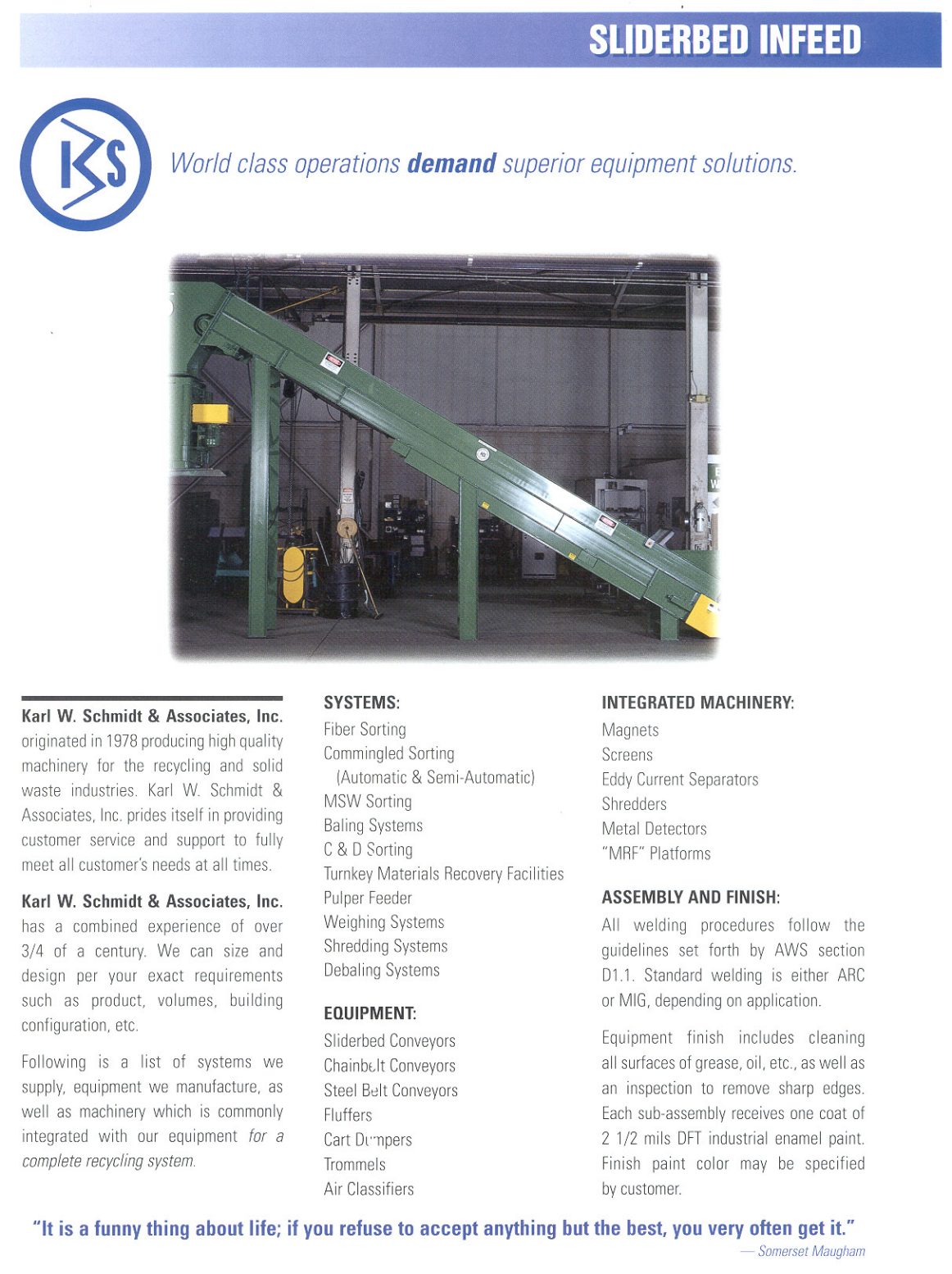 KWS SLIDERBED INFEED Brochure preview