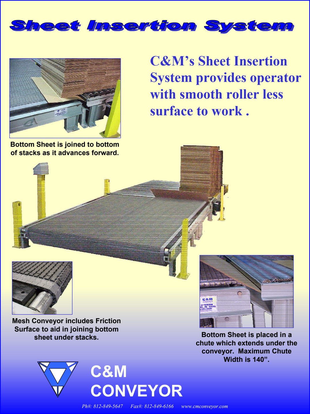 Sheet Insertion System Brochure General preview