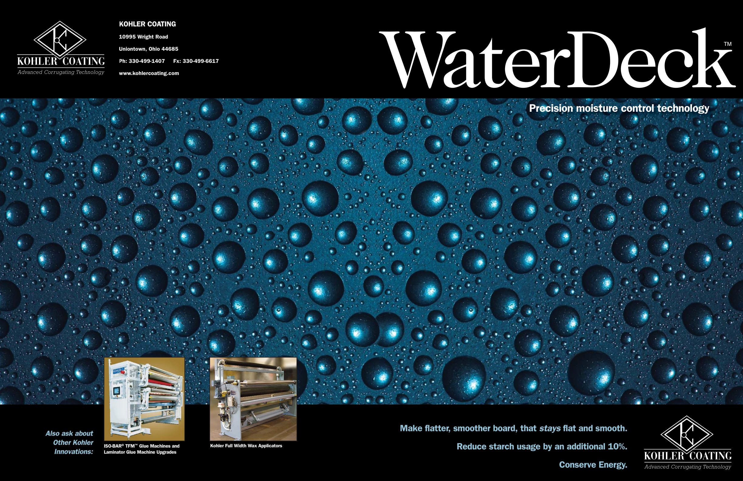 Kohler ISO Bar WaterDeck Brochure preview