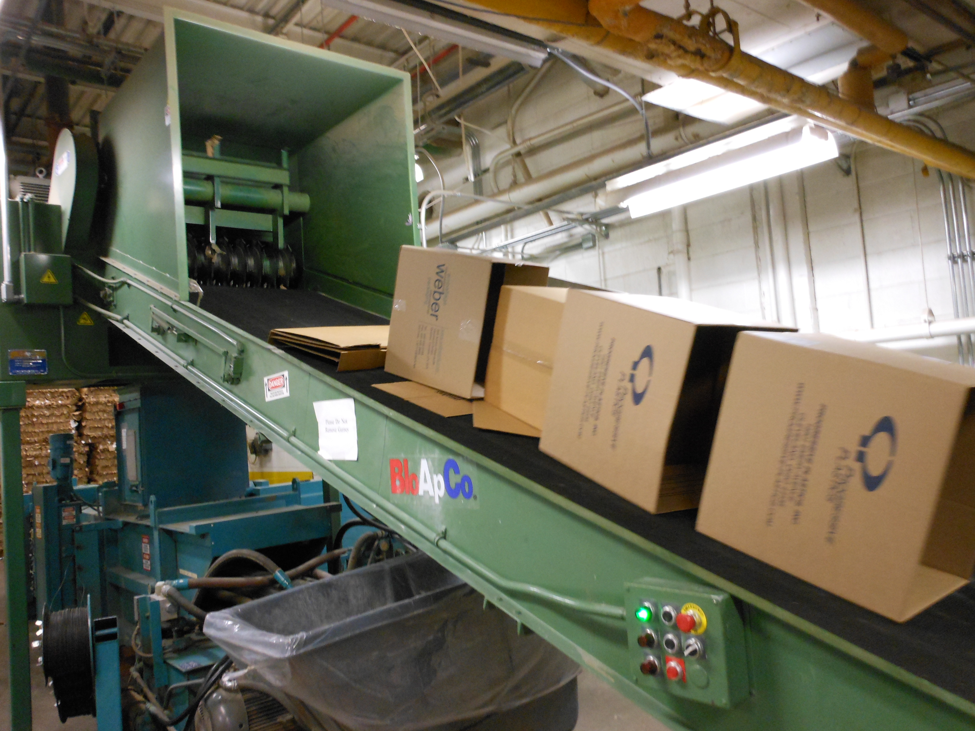 Shown is the BloApCo Piggyback Shredder