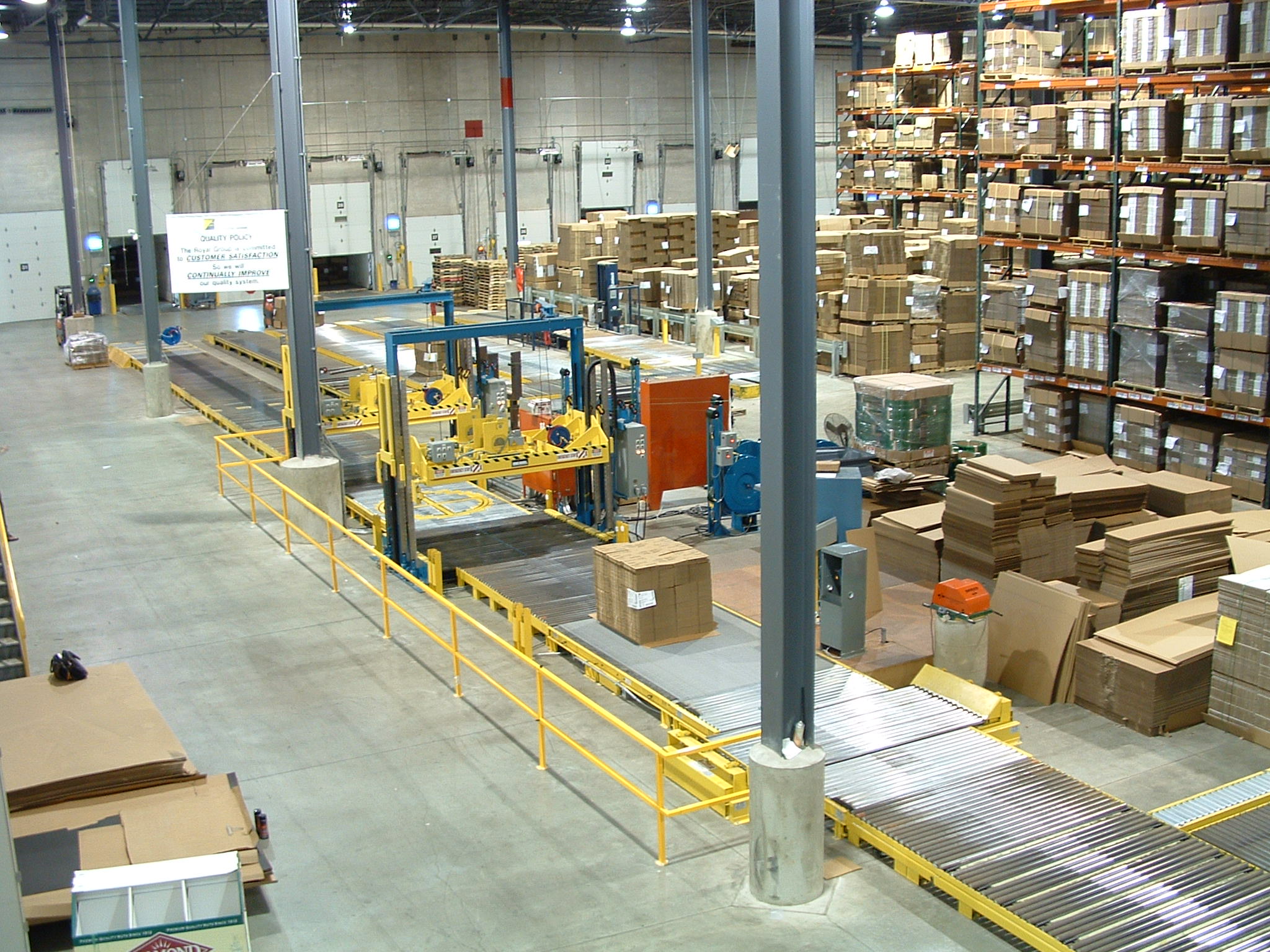 C & M Strapping Line Conveyor