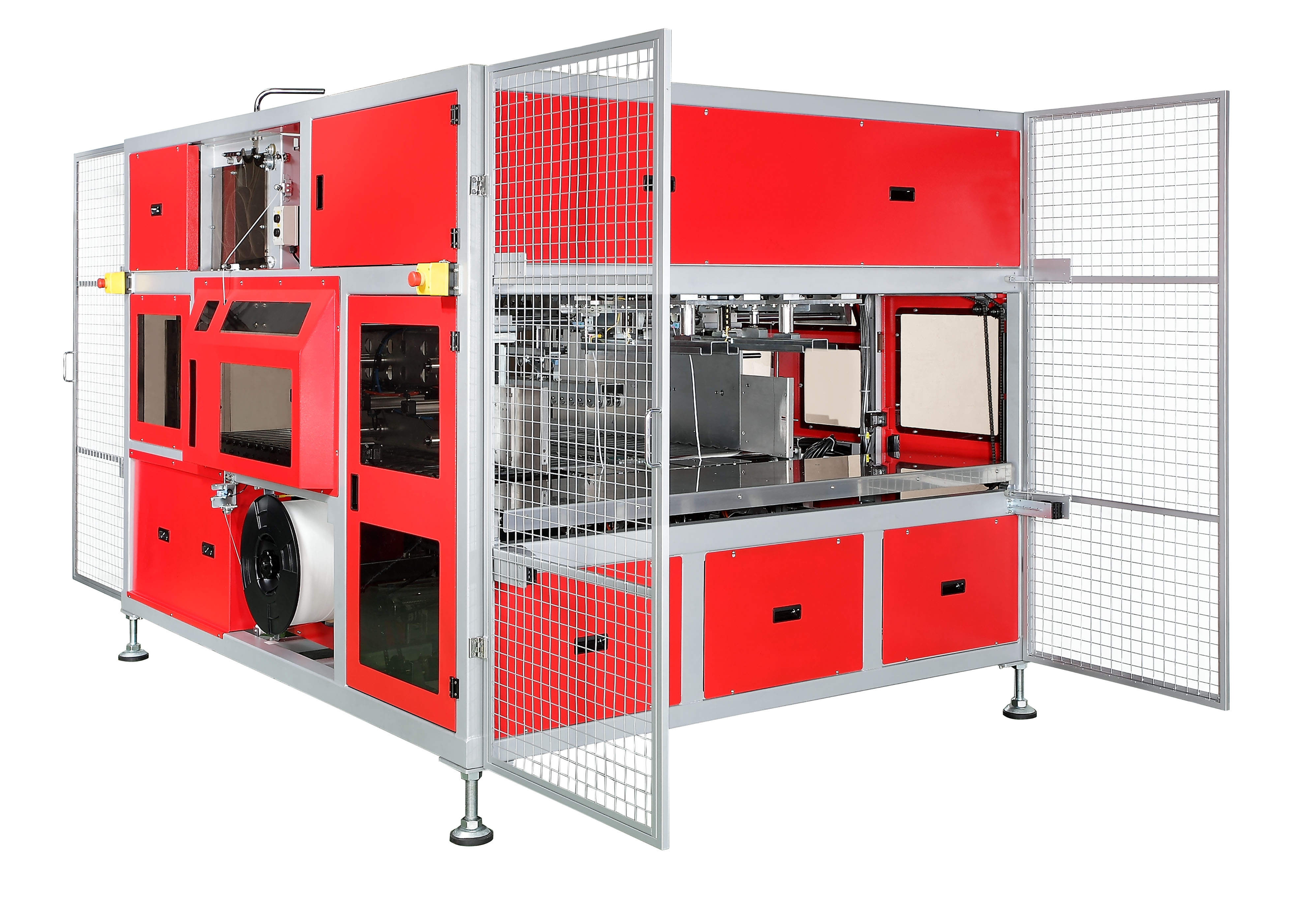 Transpak TP-CIL Squaring & Strapping System