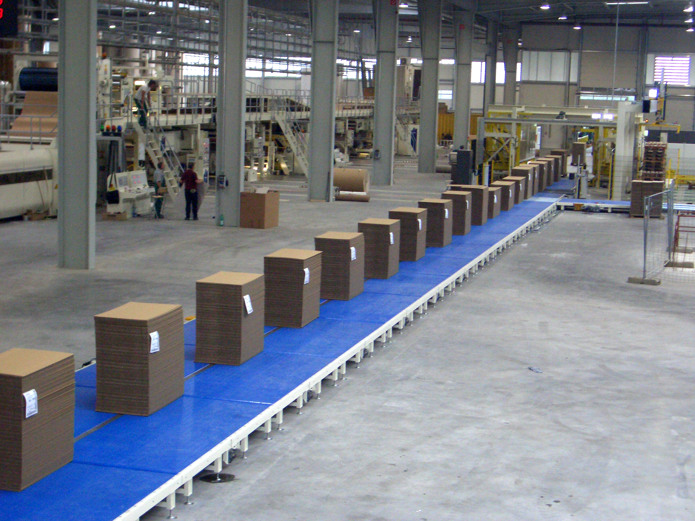 Shown is the WSA Plastic Belt Conveyor