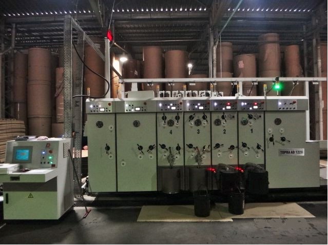 Topra AD 1228 Flexo Printer Slotter Die Cutter