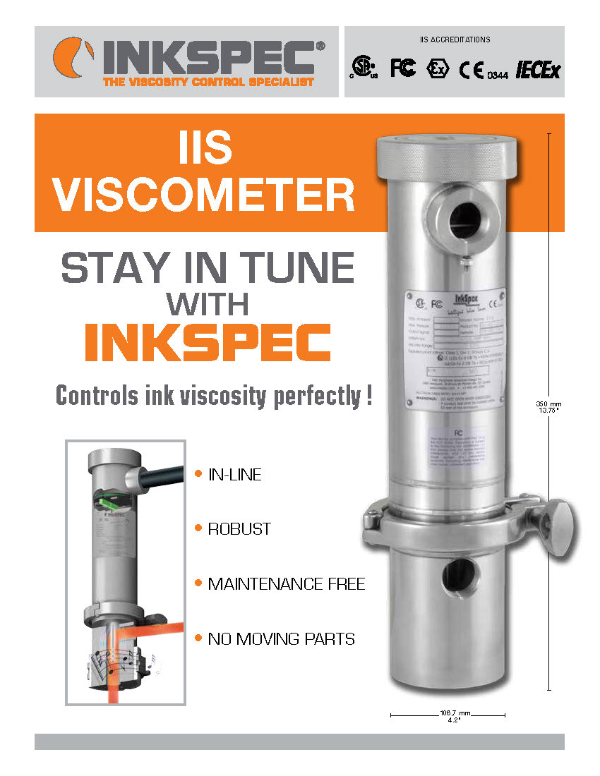 InkSpec IIS Viscometer Brochure