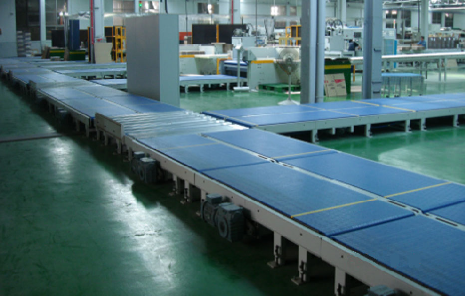 WSA Plastic Belt Machine Discharge and Mainline Solutions Conveyor